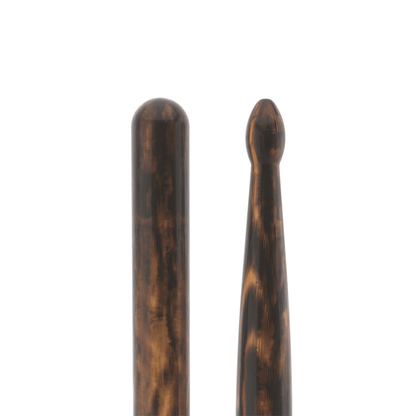 ProMark Classic Forward 5A FireGrain Hickory Drumstick - Oval Wood Tip Tip
