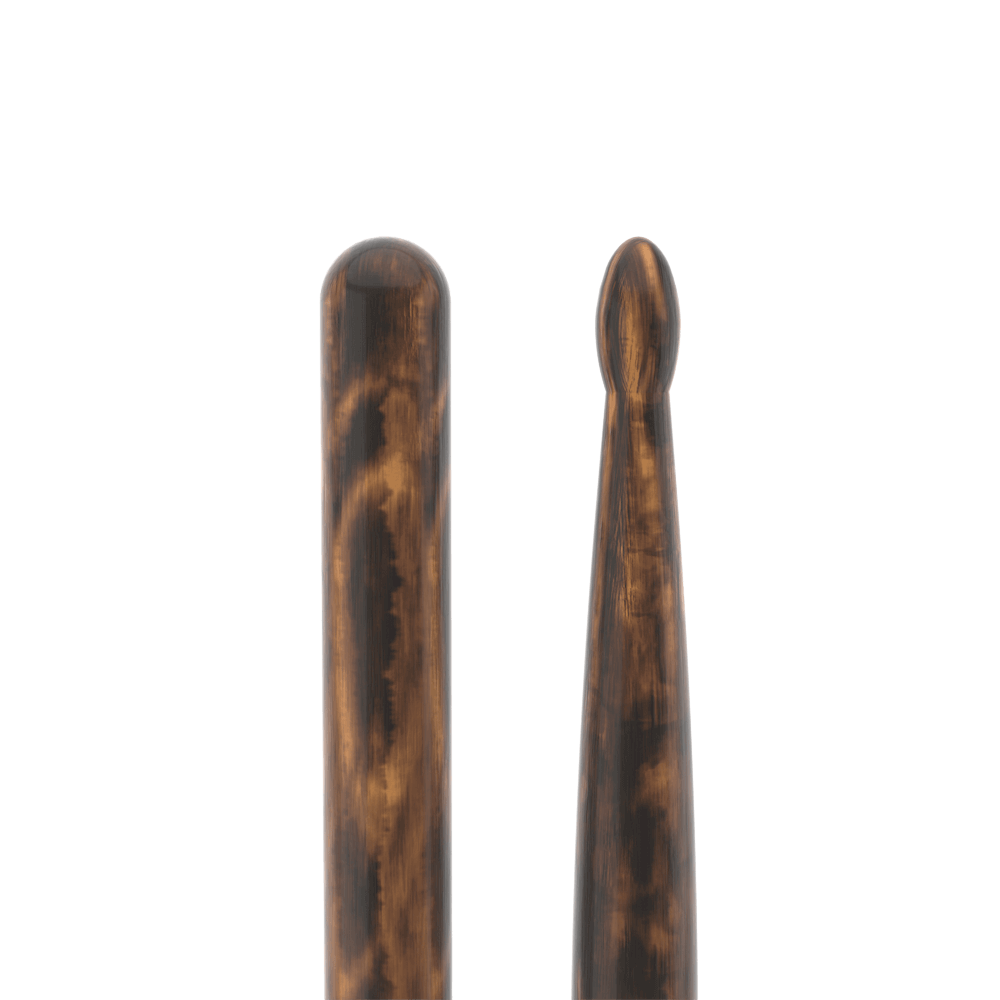 ProMark Classic Forward 7A FireGrain Hickory Drumstick - Oval Wood Tip