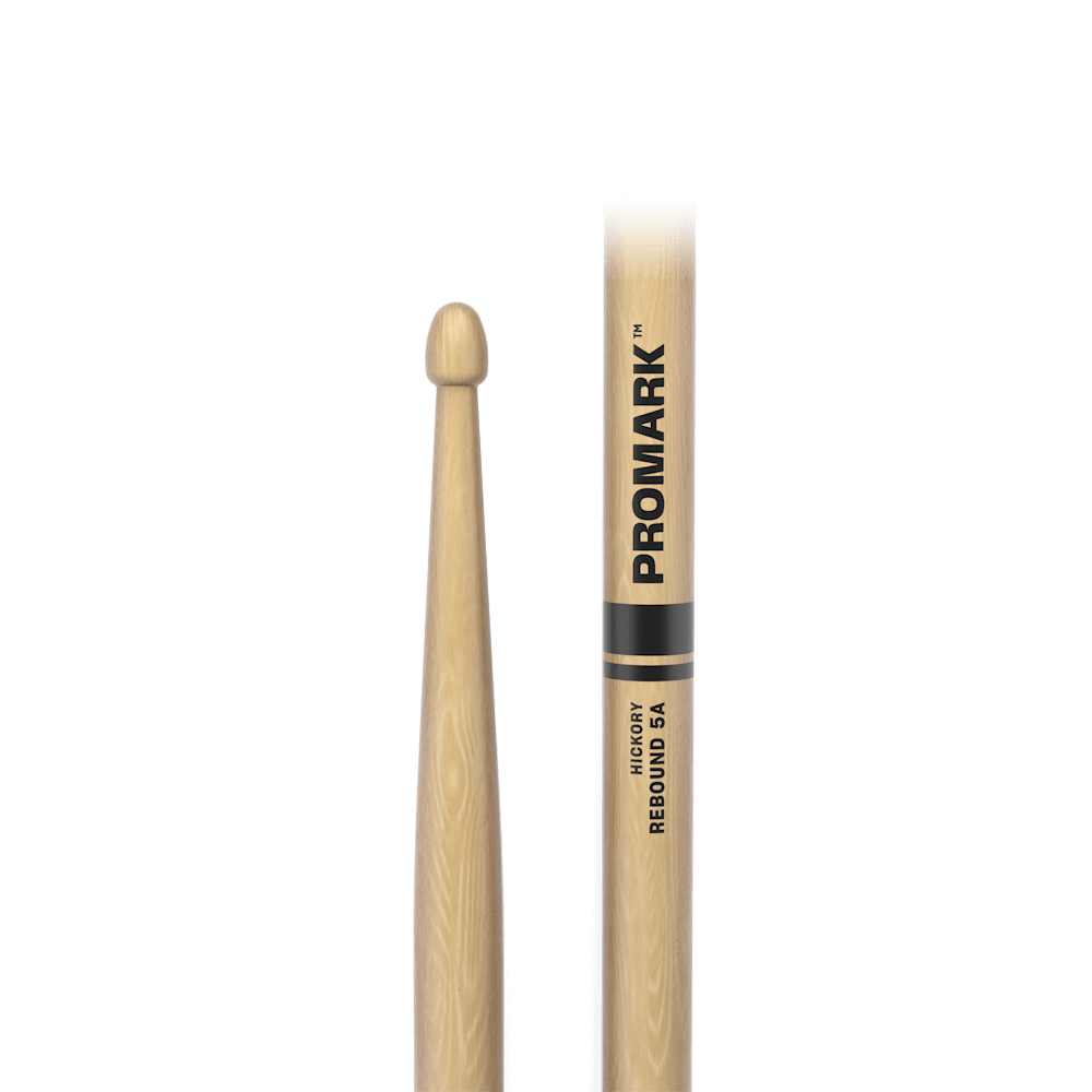 ProMark Rebound 5A Hickory Drumstick - Acorn Wood Tip Close