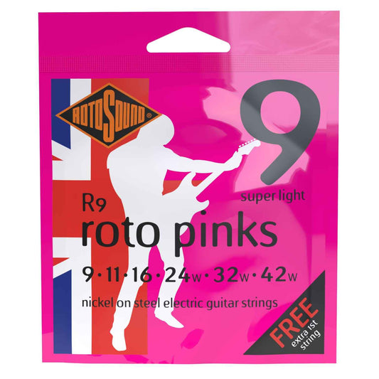 Rotosound R9 Roto Pinks - 9-42