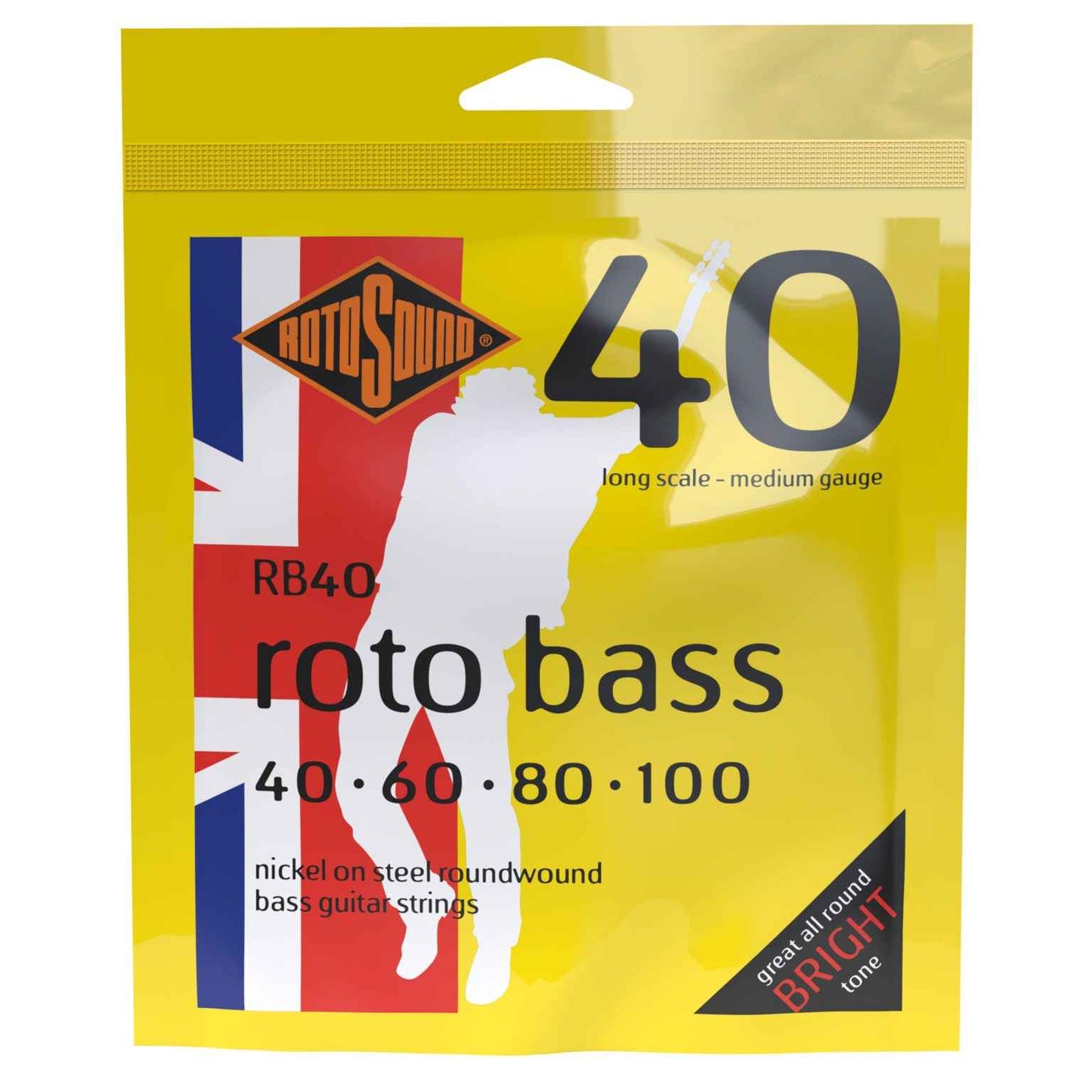 Rotosound RB40 Bass Strings - 40-100