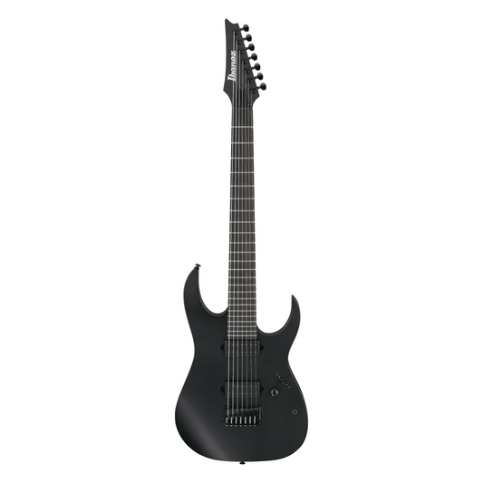 Ibanez RGIXL7 Black electric guitar on a white background