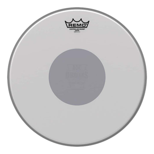 Remo Controlled Sound Coated Drum Head + Black Dot Bottom - 14