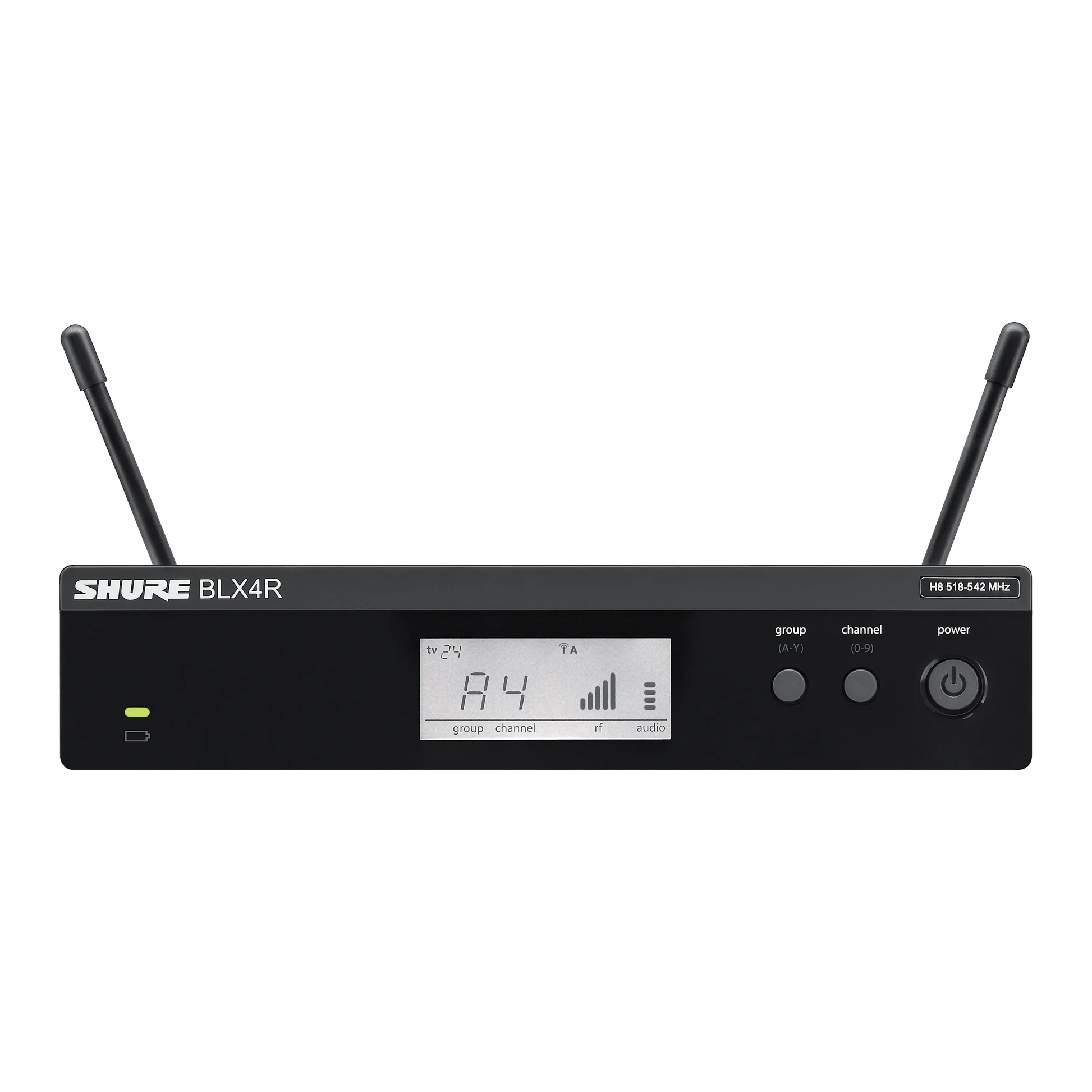 Shure BLX14RUK/MX53-K3E Wireless Rack-mount Presenter System with MX153 Earset Microphone Five