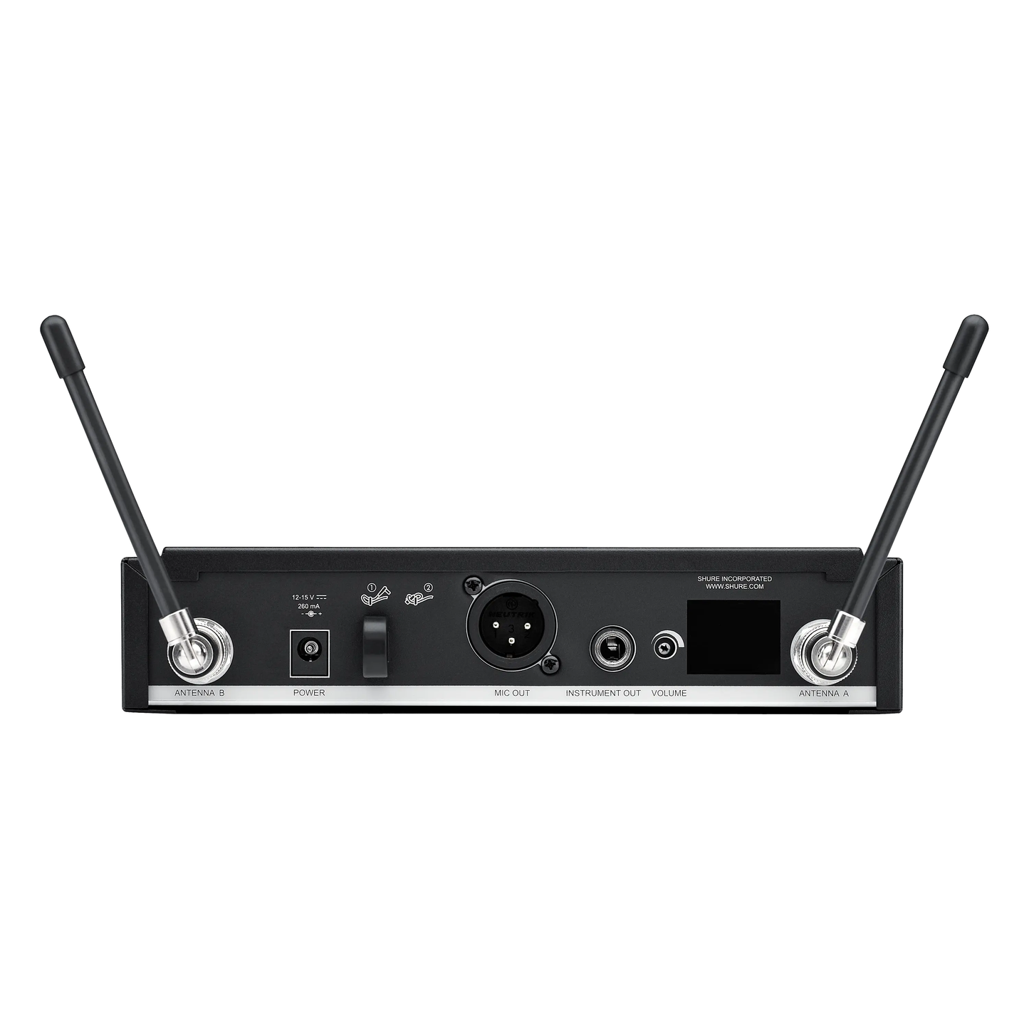 Shure BLX14RUK/MX53-K3E Wireless Rack-mount Presenter System with MX153 Earset Microphone Four