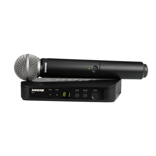 Shure BLX24RUK/SM58-K3E Wireless Vocal System with SM58 Microphone