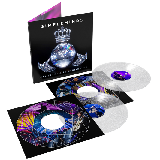Simple Minds - Live in the City of Diamonds (Clear & Glitter) Vinyl