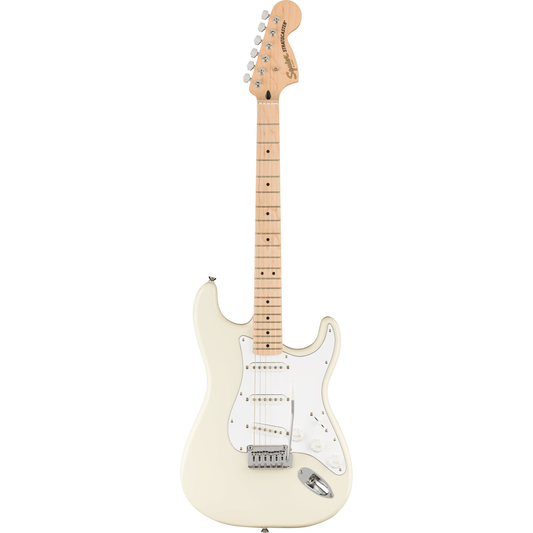 Squier Affinity Stratocaster Electric - Olympic White, Maple Fretboard