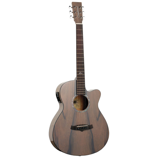 Tanglewood TA4CEGY Azure Super Folk Cutaway Electro-Acoustic - Harbour Grey Gloss