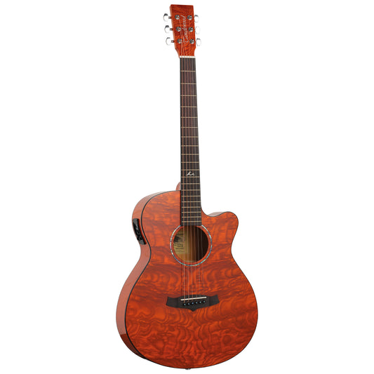 Tanglewood TA4CEHN Azure Super Folk Cutaway Electro-Acoustic - Shoreline Amber Gloss