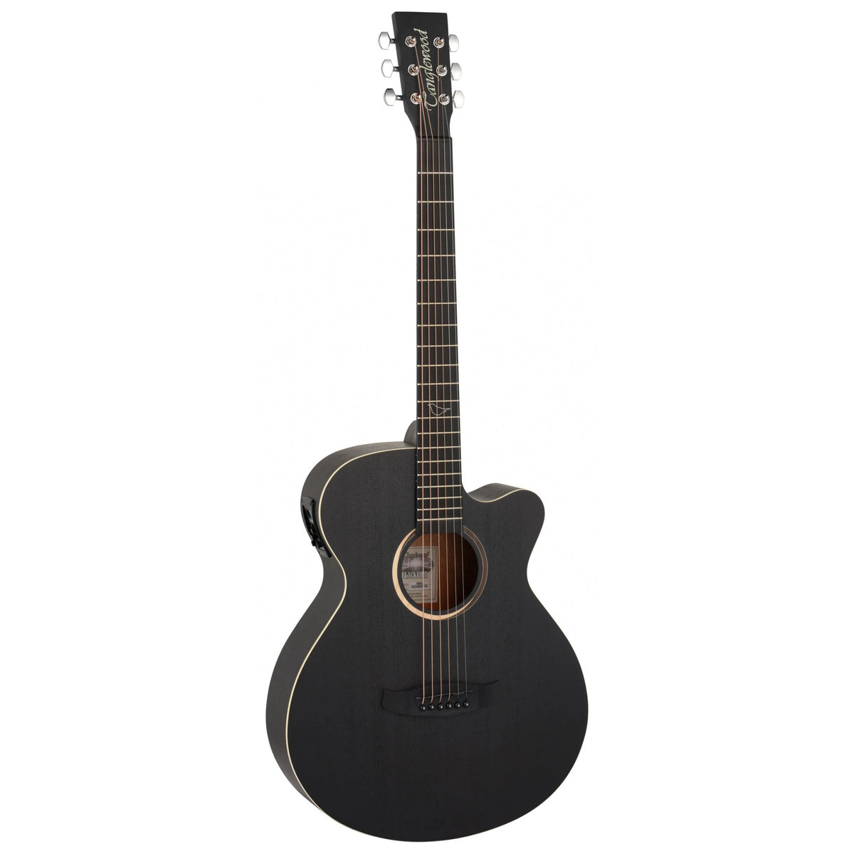Tanglewood TB4CE Blackbird Super-Folk Electro-Acoustic - Smokestack Black