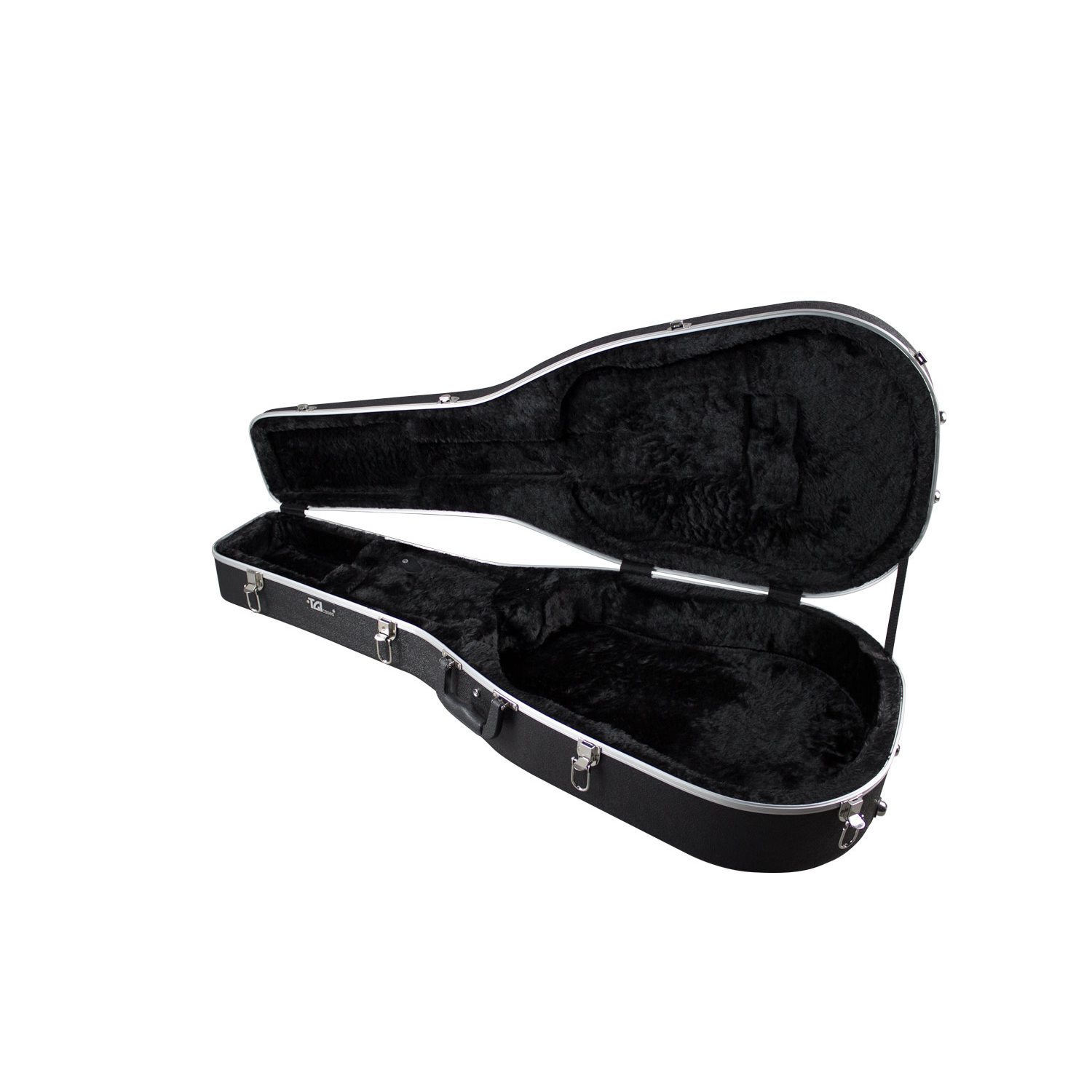 TGI Acoustic Guitar Hardcase - Dreadnought - ABS Hardshell Open