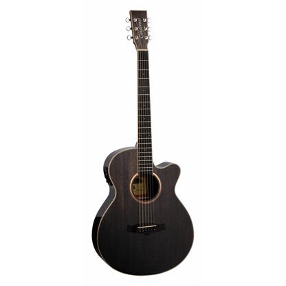 Tanglewood TW4CEBS Winterleaf Super Folk Electro-Acostic - Black Shadow Gloss
