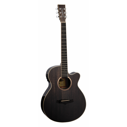 Tanglewood TW4CEBS Winterleaf Super Folk Electro-Acostic - Black Shadow Gloss