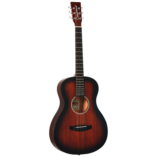 Tanglewood TWCRP Crossroads Parlour Acoustic - Whiskey Burst Satin