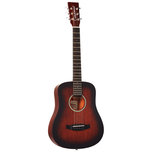 Tanglewood TWCRT Crossroads Travel Acoustic - Whiskey Burst Satin