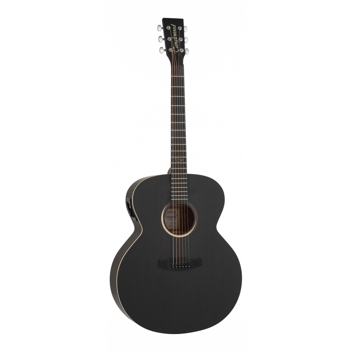 Tanglewood TB7E Blackbird Super Jumbo Electro-Acoustic - Smokestack Black
