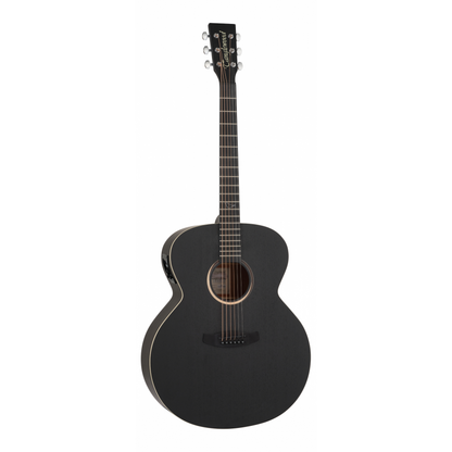 Tanglewood TB7E Blackbird Super Jumbo Electro-Acoustic - Smokestack Black