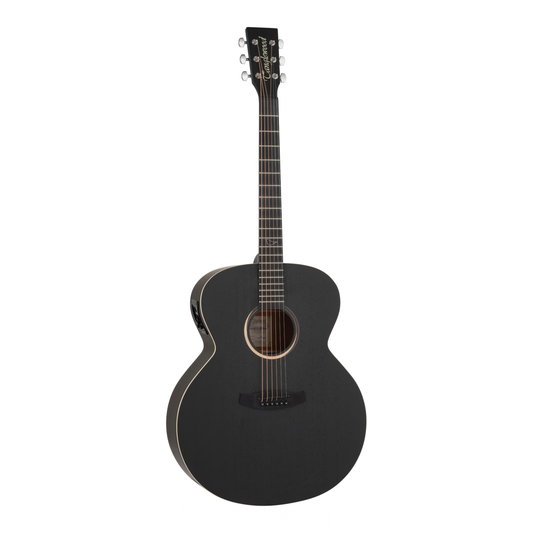 Tanglewood TB7E Blackbird Super Jumbo Electro-Acoustic - Smokestack Black