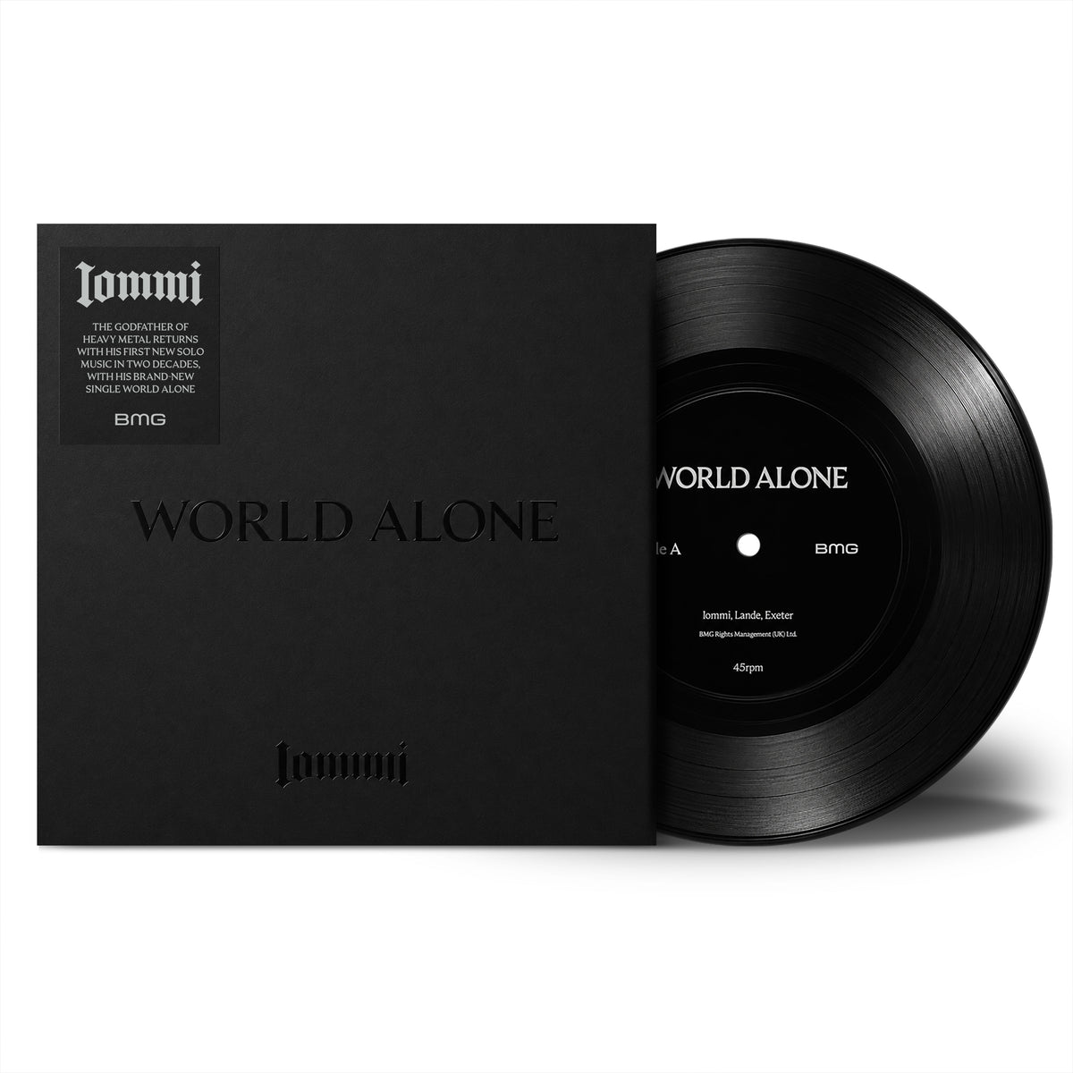 Tony Iommi - World Alone 7" Single Vinyl