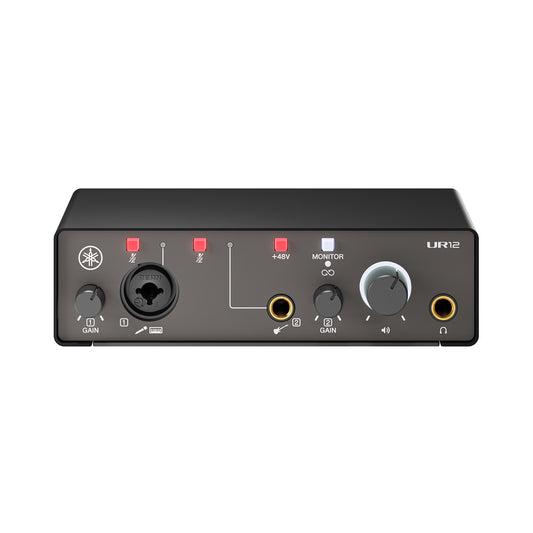 Yamaha UR12MK3 Audio Interface - Black Front