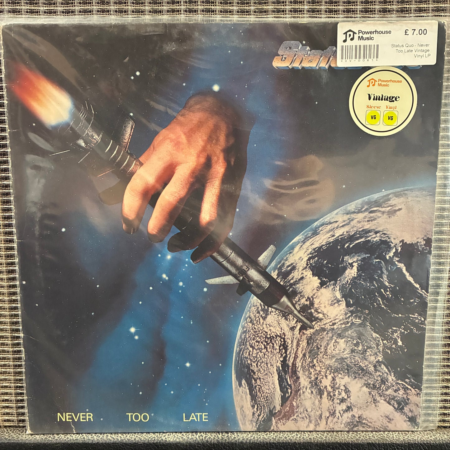 Status Quo - Never Too Late Vintage Vinyl LP