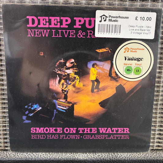 Deep Purple - New Live and Rare Vol. 3 Vintage Vinyl 7" Single