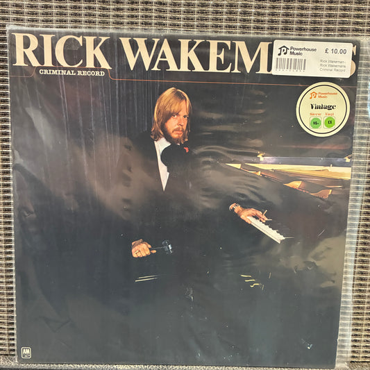 Rick Wakeman - Rick Wakemans Criminal Record Vintage Vinyl LP