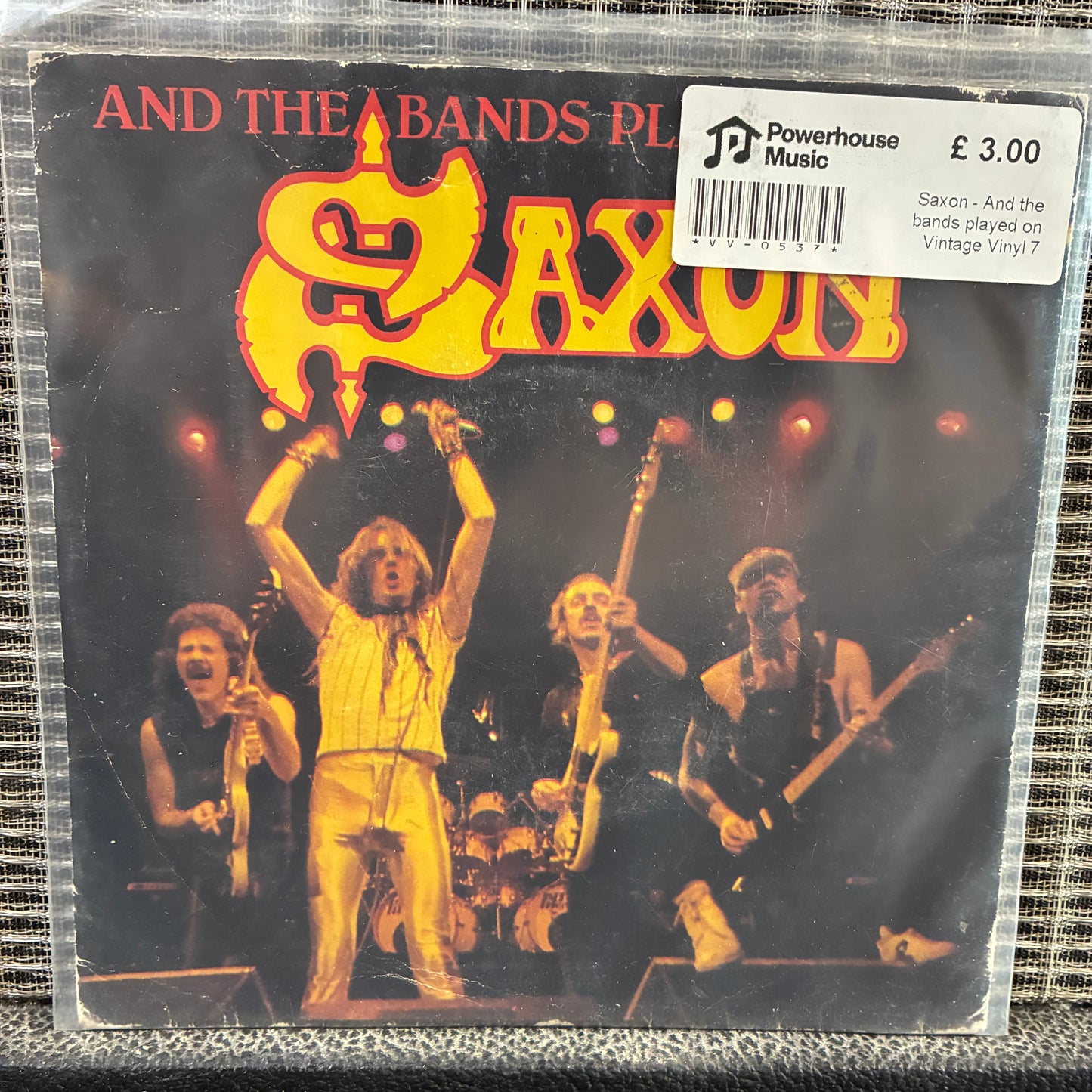Saxon - And the Bands Played On Vintage Vinyl 7" Single