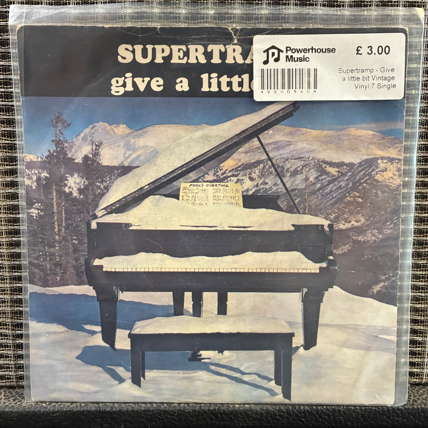 Supertramp - Give A Little Bit Vintage Vinyl 7" Single