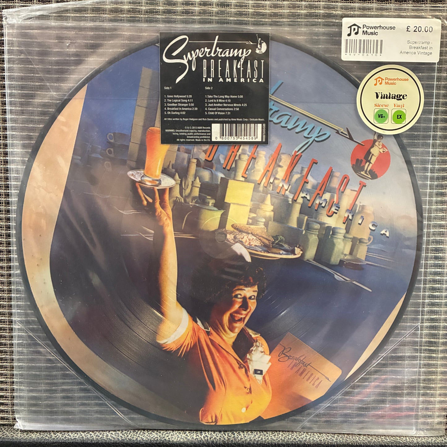 Supertramp - Breakfast in America Vintage Vinyl LP