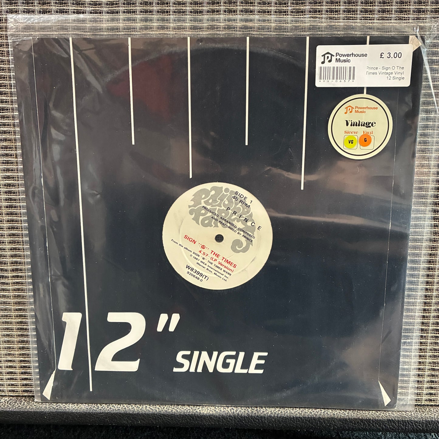 Prince - Sign O The Times Vintage Vinyl 12" Single