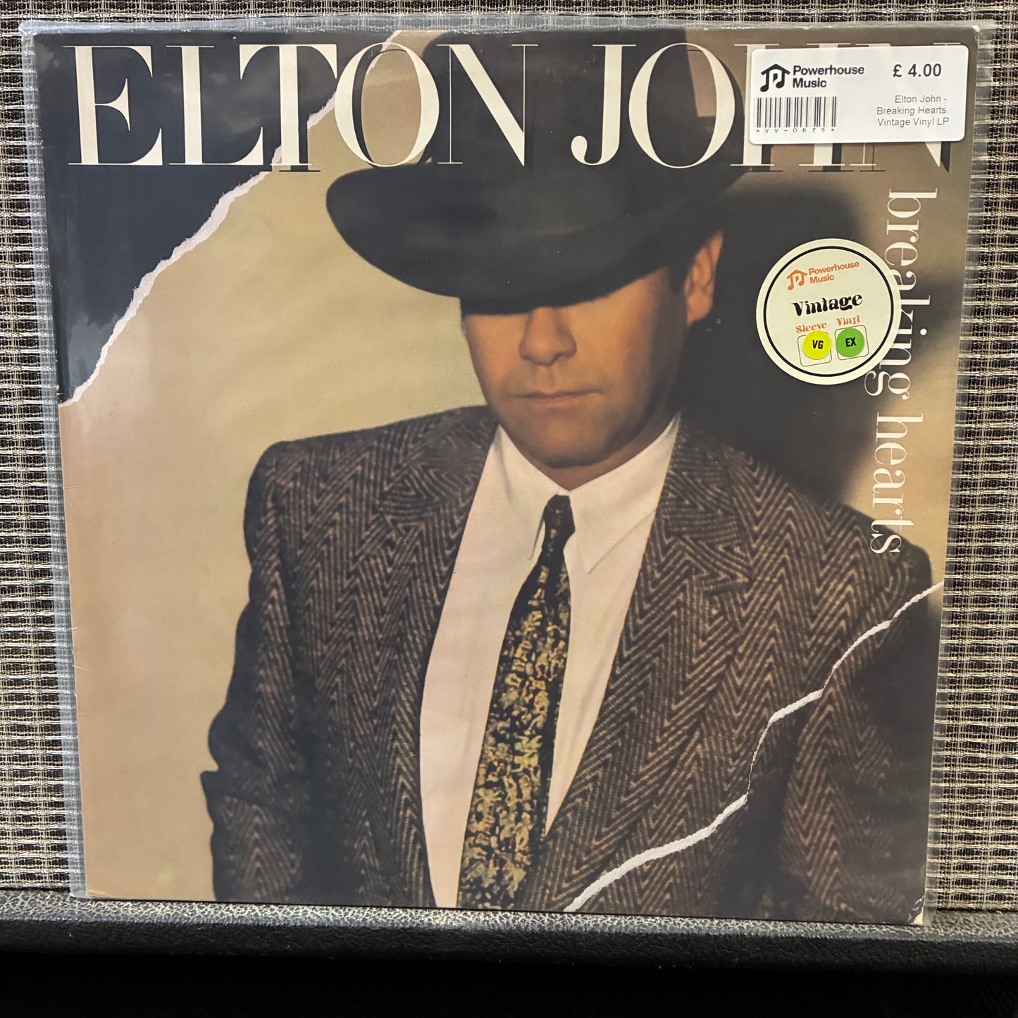Elton John - Breaking Hearts Vintage Vinyl LP