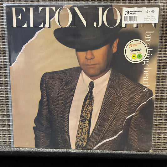 Elton John - Breaking Hearts Vintage Vinyl LP
