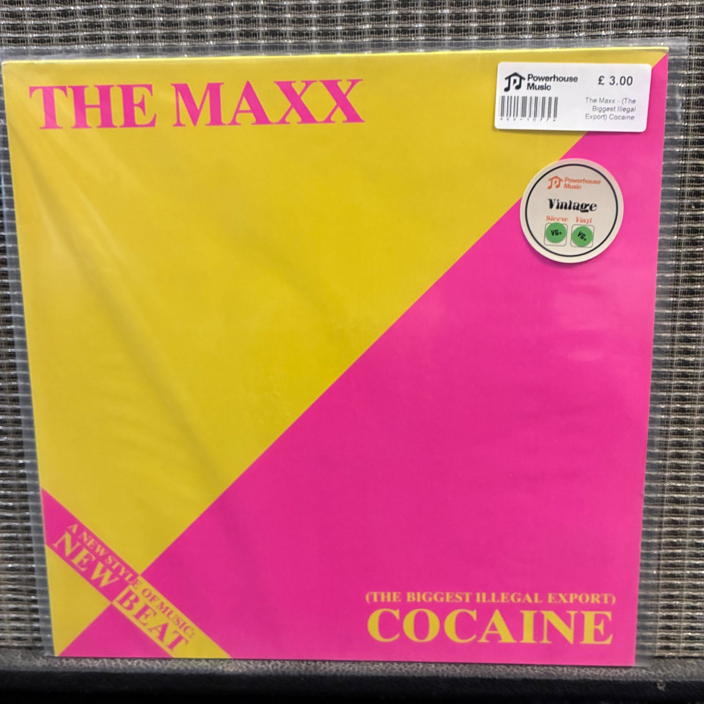 The Maxx - (The Biggest Illegal Export) Cocaine Vintage Vinyl 12" Single