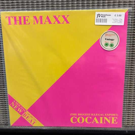 The Maxx - (The Biggest Illegal Export) Cocaine Vintage Vinyl 12" Single