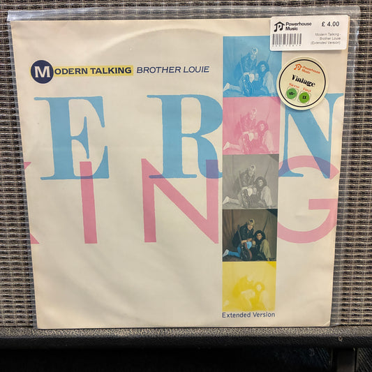Modern Talking - Brother Louie (Extended Version) Vintage Vinyl Single