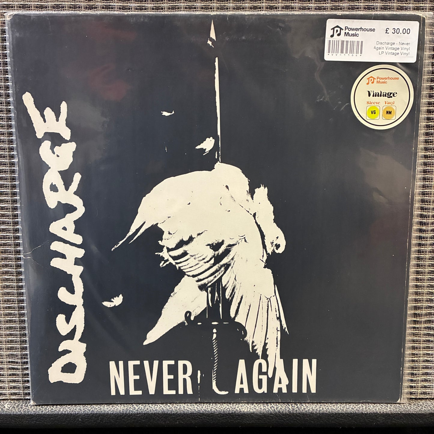 Discharge - Never Again Vintage Vinyl LP Vintage Vinyl LP