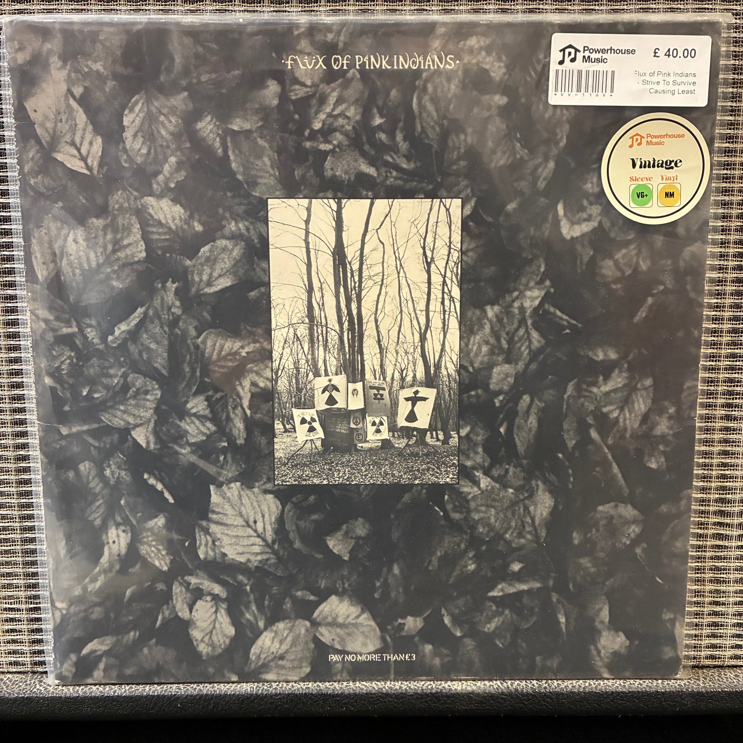 Flux of Pink Indians - Strive To Survive Causing Least Suffering Possible Vintage Vinyl LP