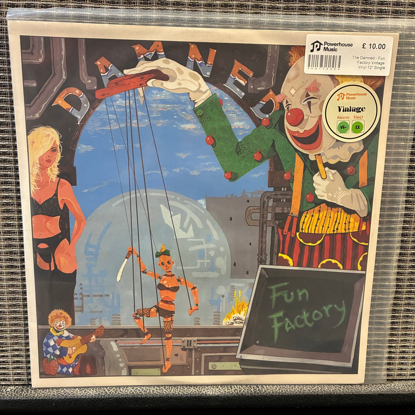 The Damned - Fun Factory Vintage Vinyl 12" Single
