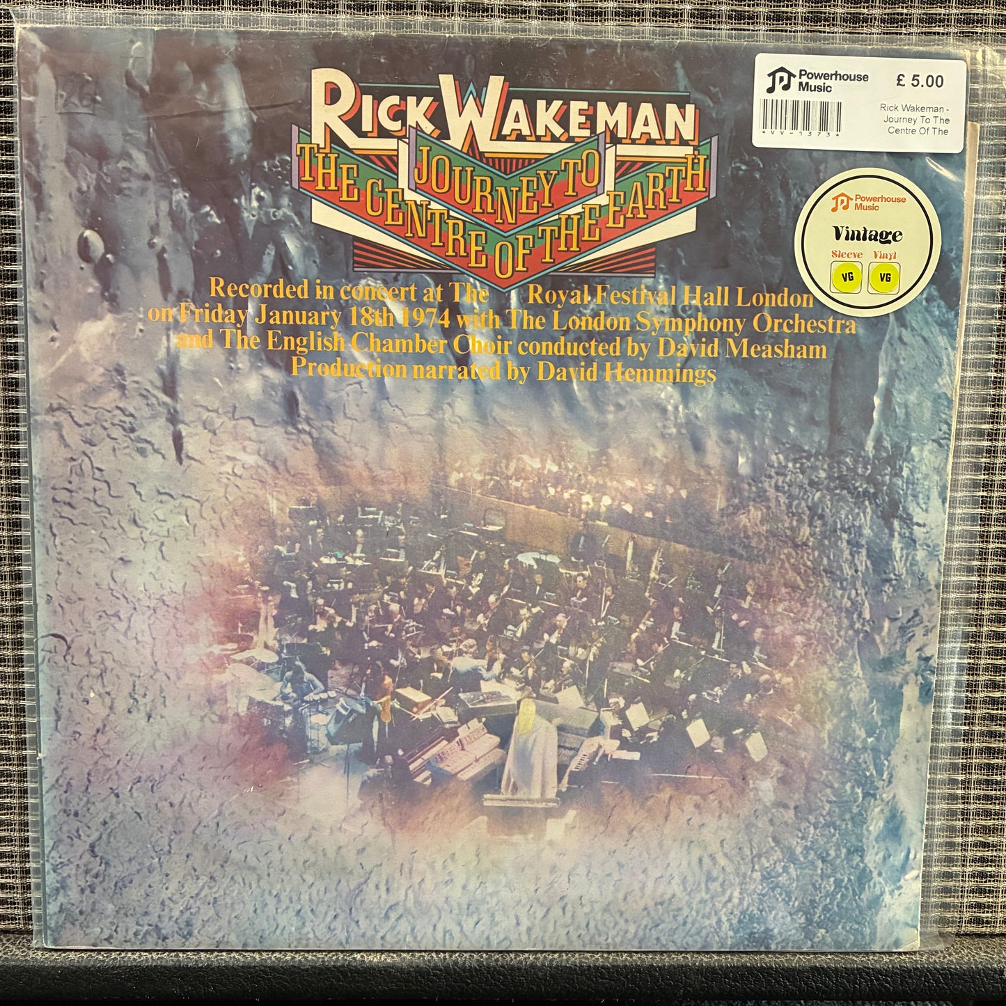 Rick Wakeman - Journey To The Centre Of The Earth Vintage Vinyl LP