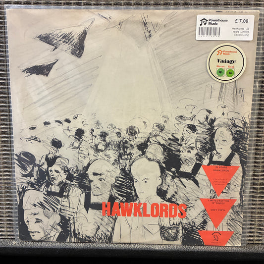 Hawklords - 25 Years (Limited Edition Grey) Vintage Vinyl 12" Single