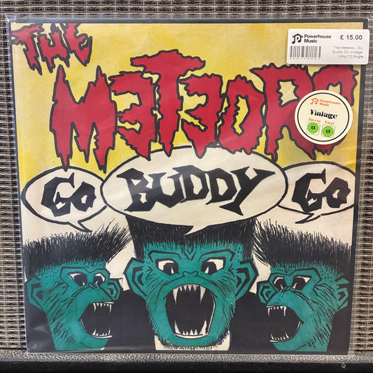 The Meteors - Go Buddy Go Vintage Vinyl 12" Single