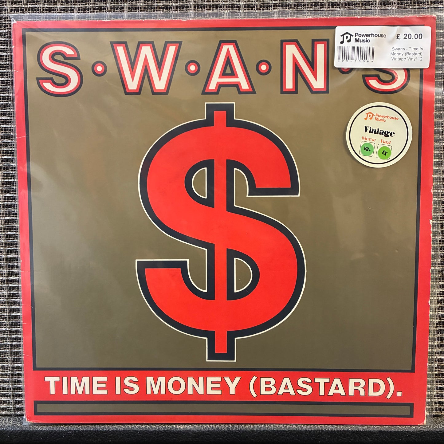 Swans - Time Is Money (Bastard) Vintage Vinyl 12" Single