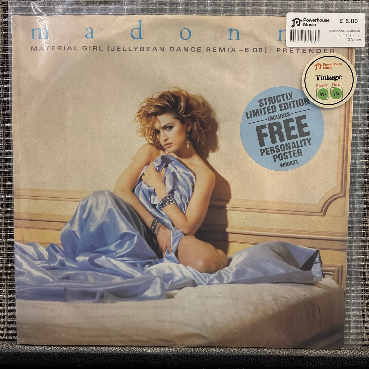 Madonna - Material Girl Vintage Vinyl 12" Single