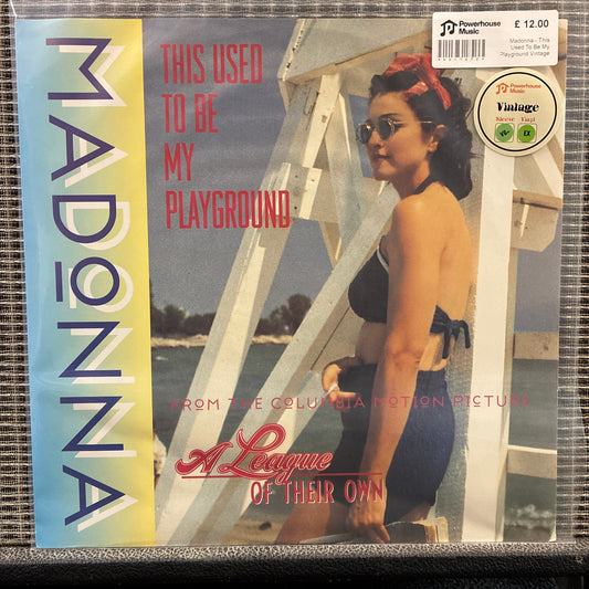 Madonna - This Used To Be My Playground Vintage Vinyl 12" Single
