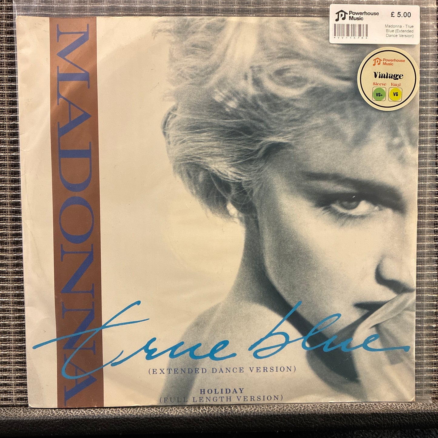 Madonna - True Blue (Extended Dance Version) Vintage Vinyl 12" Single