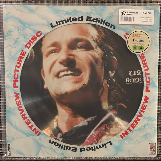 Bono - Interview (Picture Disc) Vintage Vinyl LP