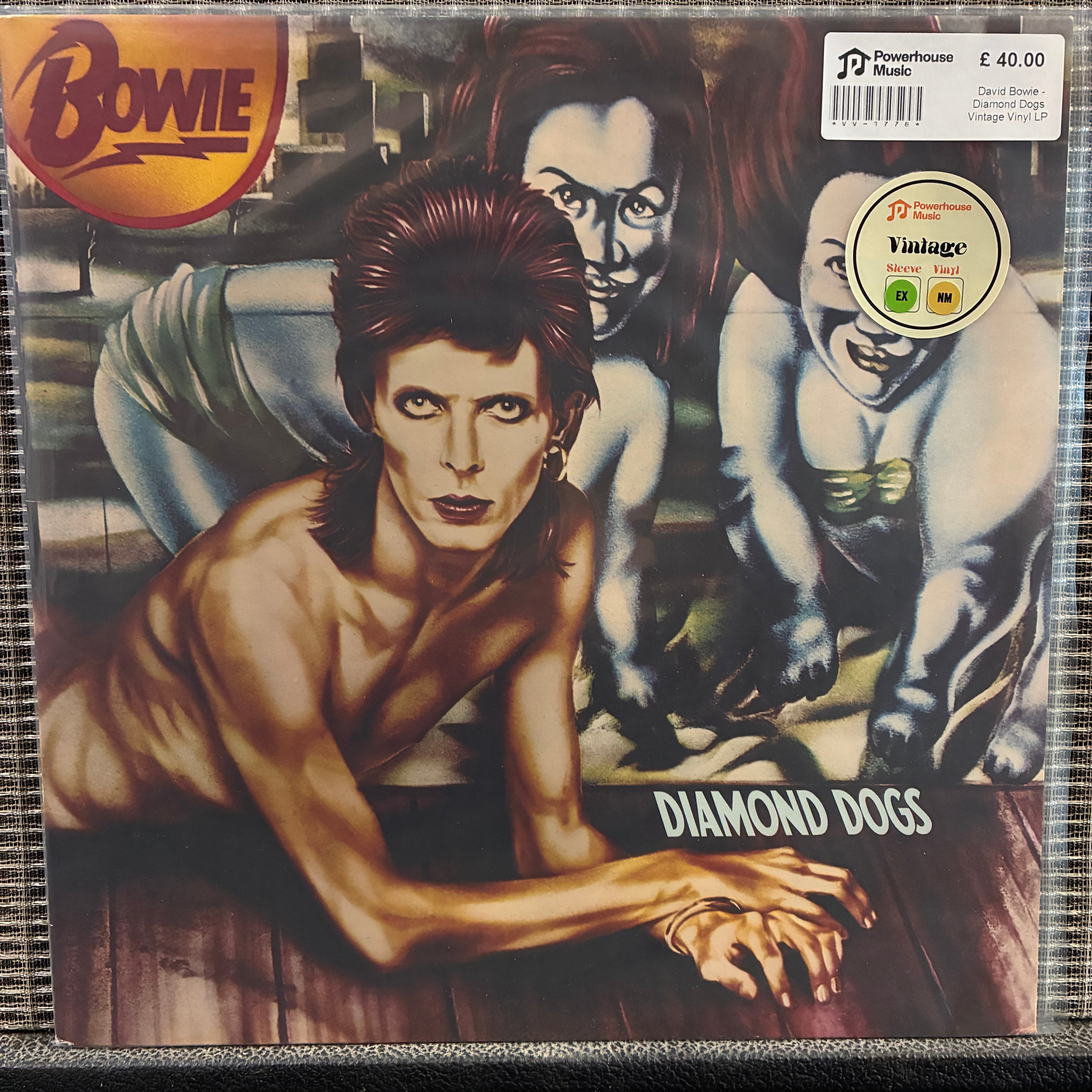 David Bowie - Diamond Dogs Vintage Vinyl LP – Powerhouse Music