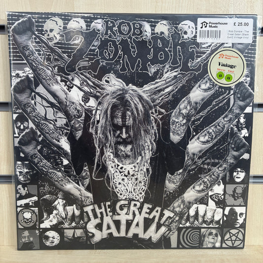 Rob Zombie - The Great Satan (Black Swirl) Vintage Vinyl LP